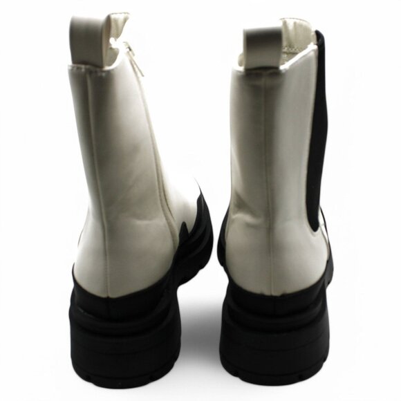 Grayce Womens Lug Sole Leather Booties - Picture 7 of 7